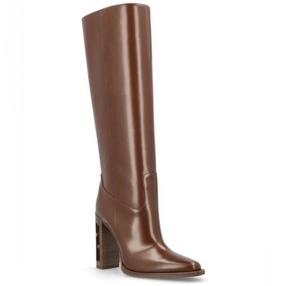Fendi knee high leather boots size 41 (10 women’s US) - Picture 7 of 9
